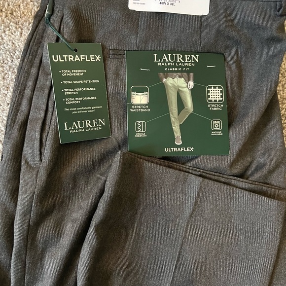 green emerald velvet dress Ralph Lauren Norton Flat Front Easy Care Stretch Classic Fit Pants, 42 –  Vanessa Jane main image 0